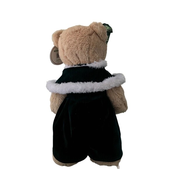 Nova Plush The Cherish Collection 2011 Bear Green Velvet Dress With White Trim - Picture 7 of 10